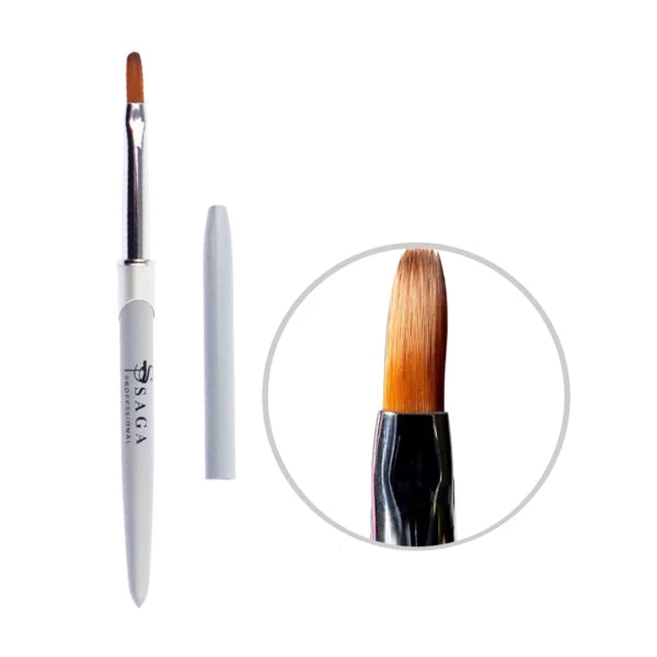 Saga Pinsel No. 06, oval 12 mm