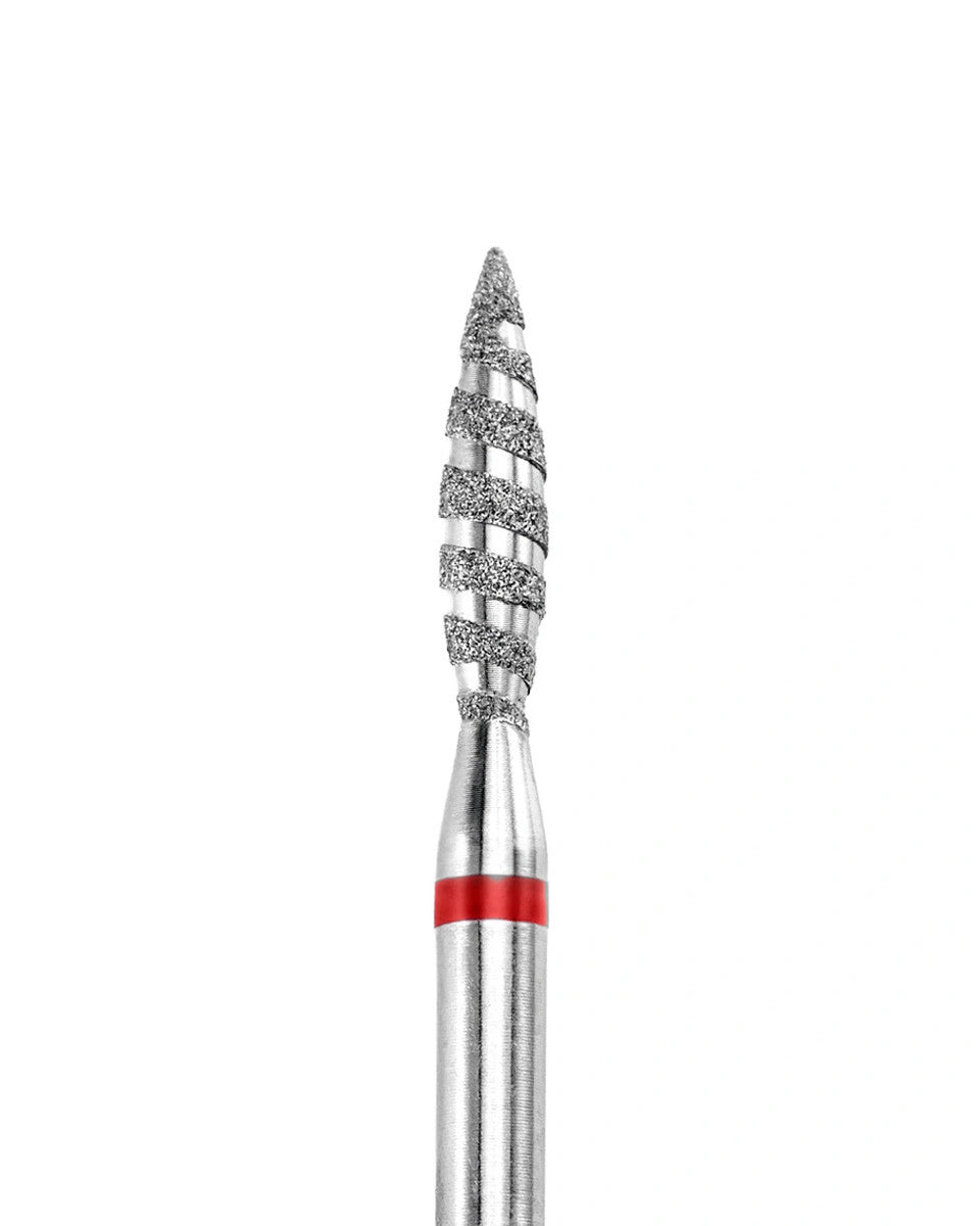 Nagelbohrer DARK Tornado 2,3 × 10 mm (rot)