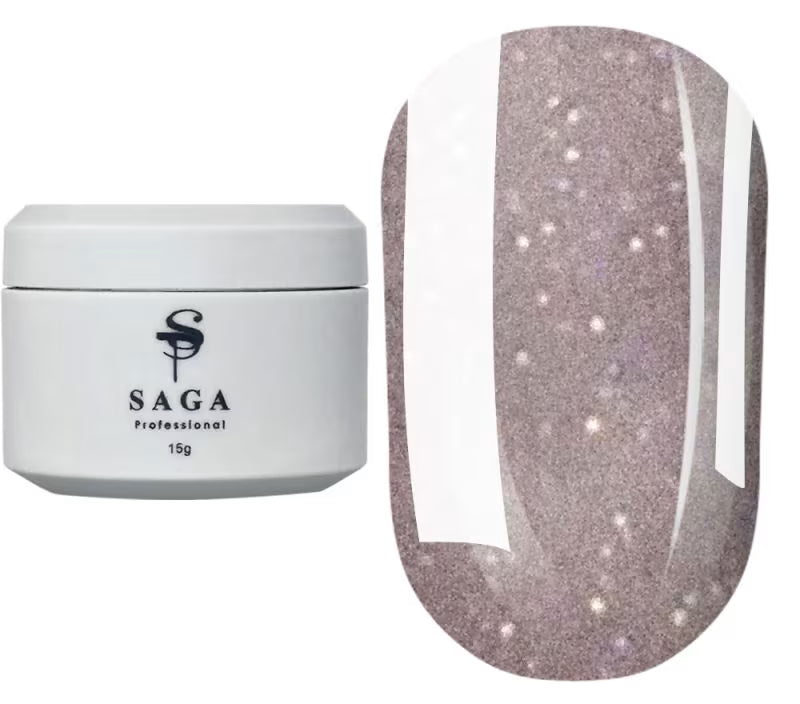 Saga Cover Base Shimmer №08, 15 ml