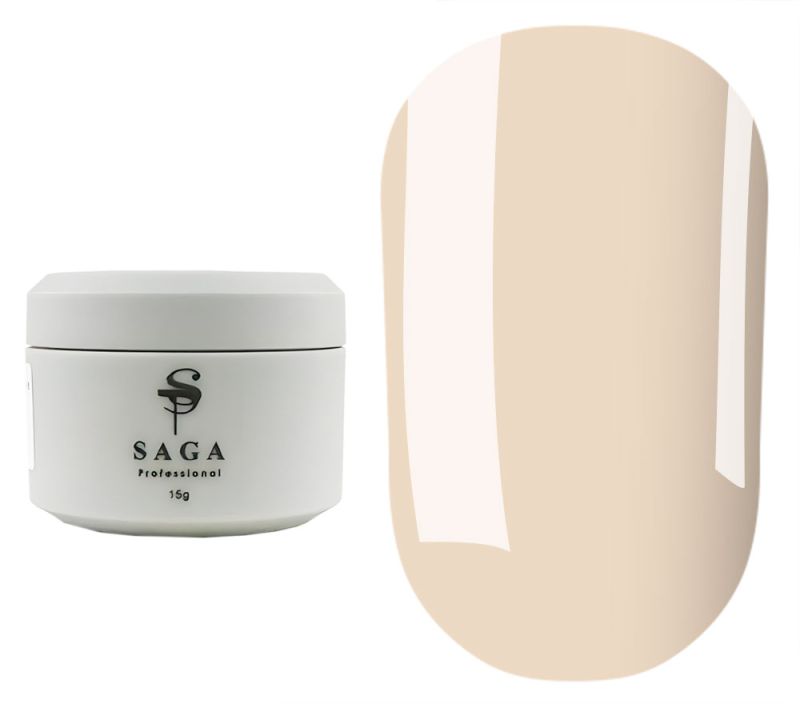 SAGA Builder Gel Veil 09 (milky beige), 30 ml