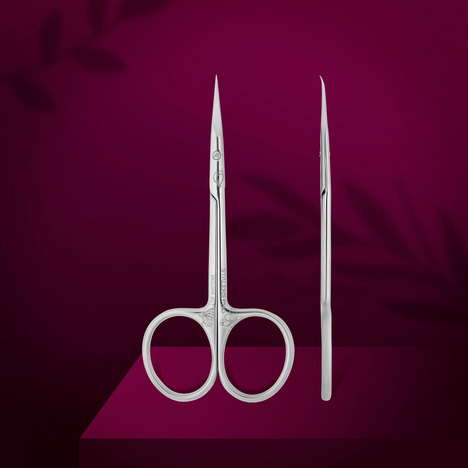 Professionelle Nagelhautschere Mit Haken EXCLUSIVE 23 Typ 1 (Magnolia)