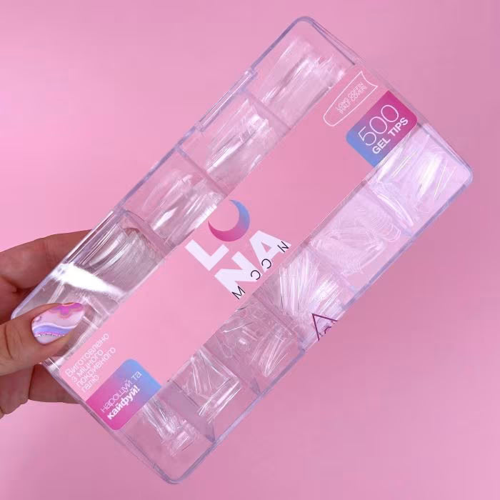 Lunamoon Gel Tips Square Medium