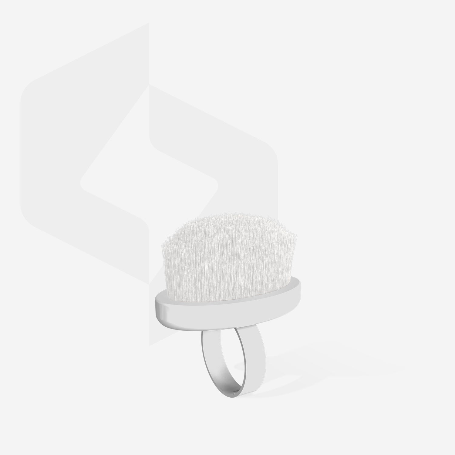 STALEKS EXPERT 03 Mini Maniküre-Ringbürste zum Entfernen von Staub (10 Stück)