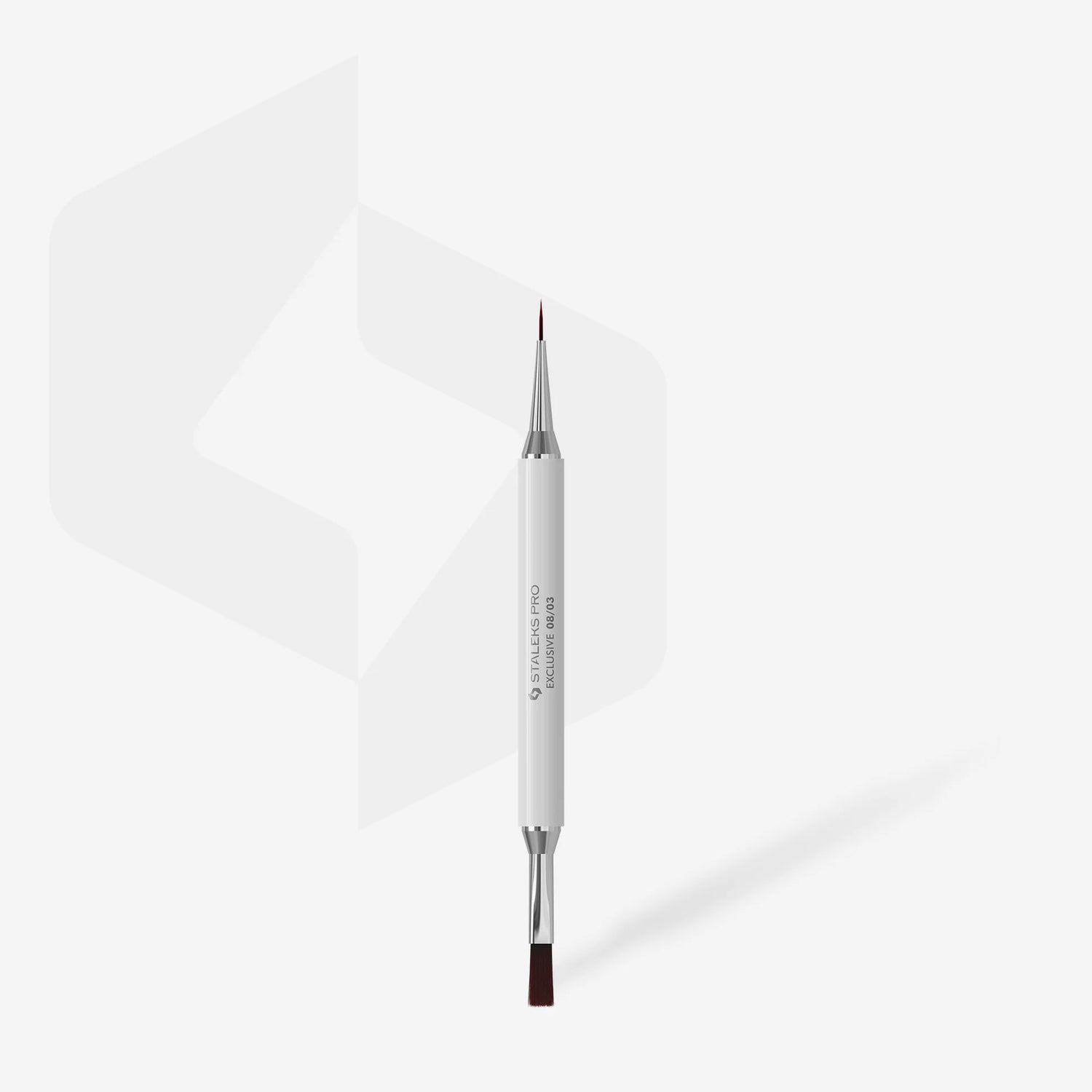 STALEKS EXCLUSIVE 08/03 Doppelseitiger Pinsel für Gel 10 mm / Liner 10 mm