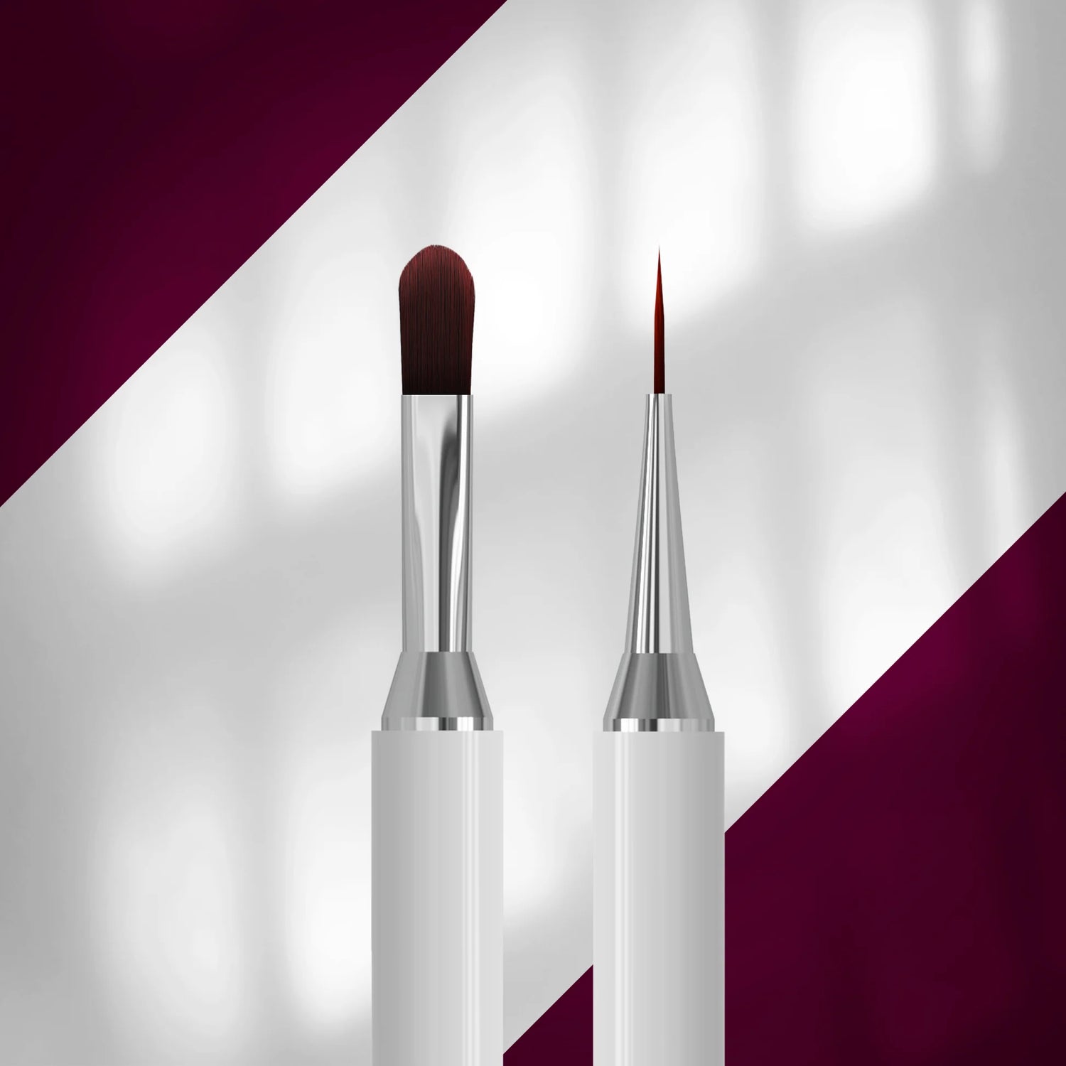 Doppelseitiger Pinsel EXCLUSIVE 06/11 für Gel 11 mm / liner 12 mm