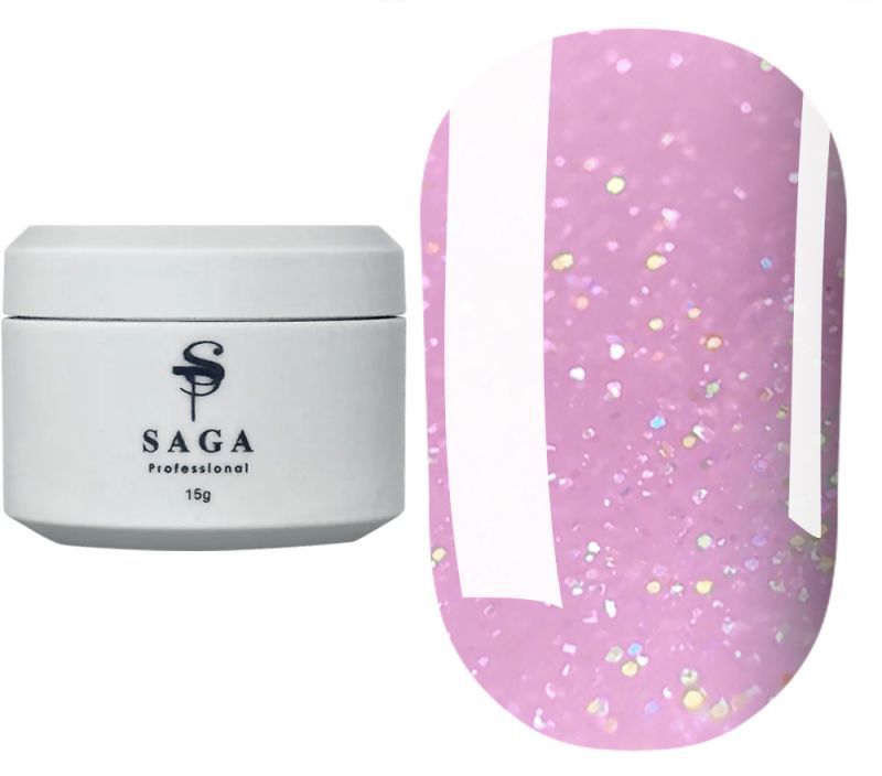 Saga Cover Base Shimmer №13, 15 ml
