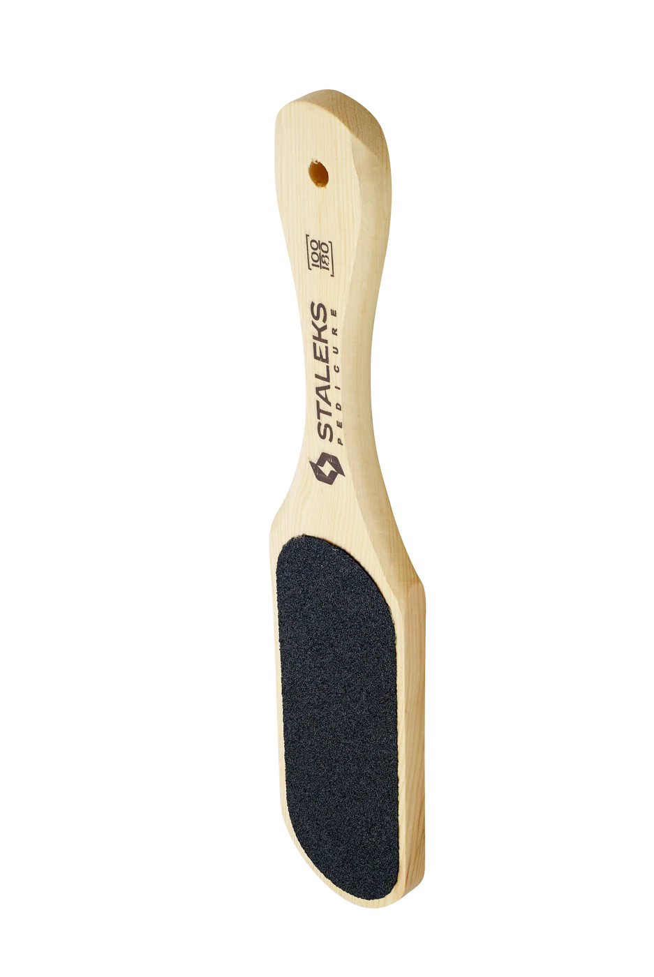 Pediküre Hornhautfeile mit Erlenholzgriff STALEKS ABC-10/1, doppelseitig, 100/180 Grit