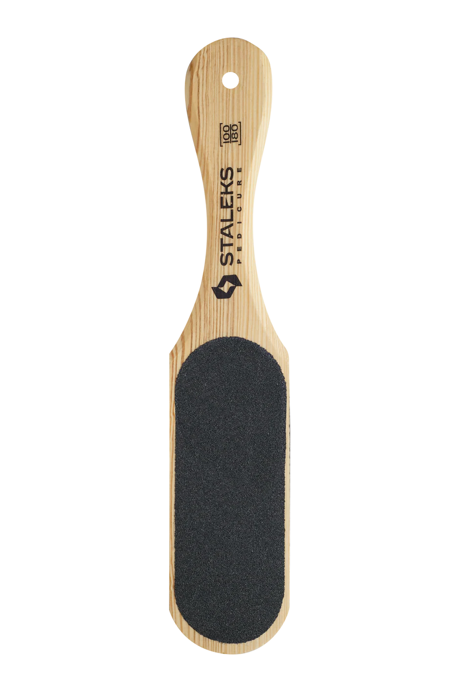 Pediküre Hornhautfeile mit Erlenholzgriff STALEKS ABC-10/1, doppelseitig, 100/180 Grit