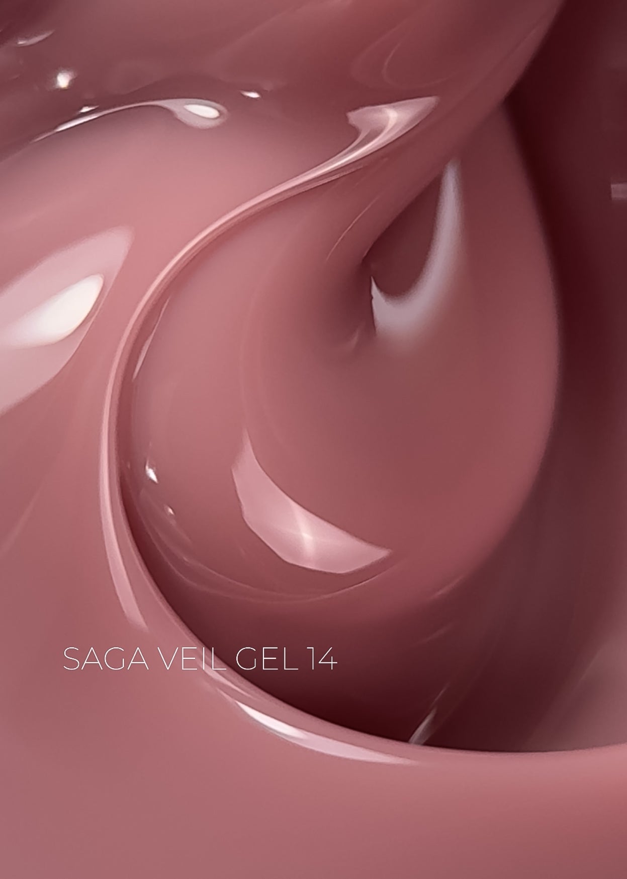 SAGA Builder Gel Veil 14 (muted pink), 30 ml