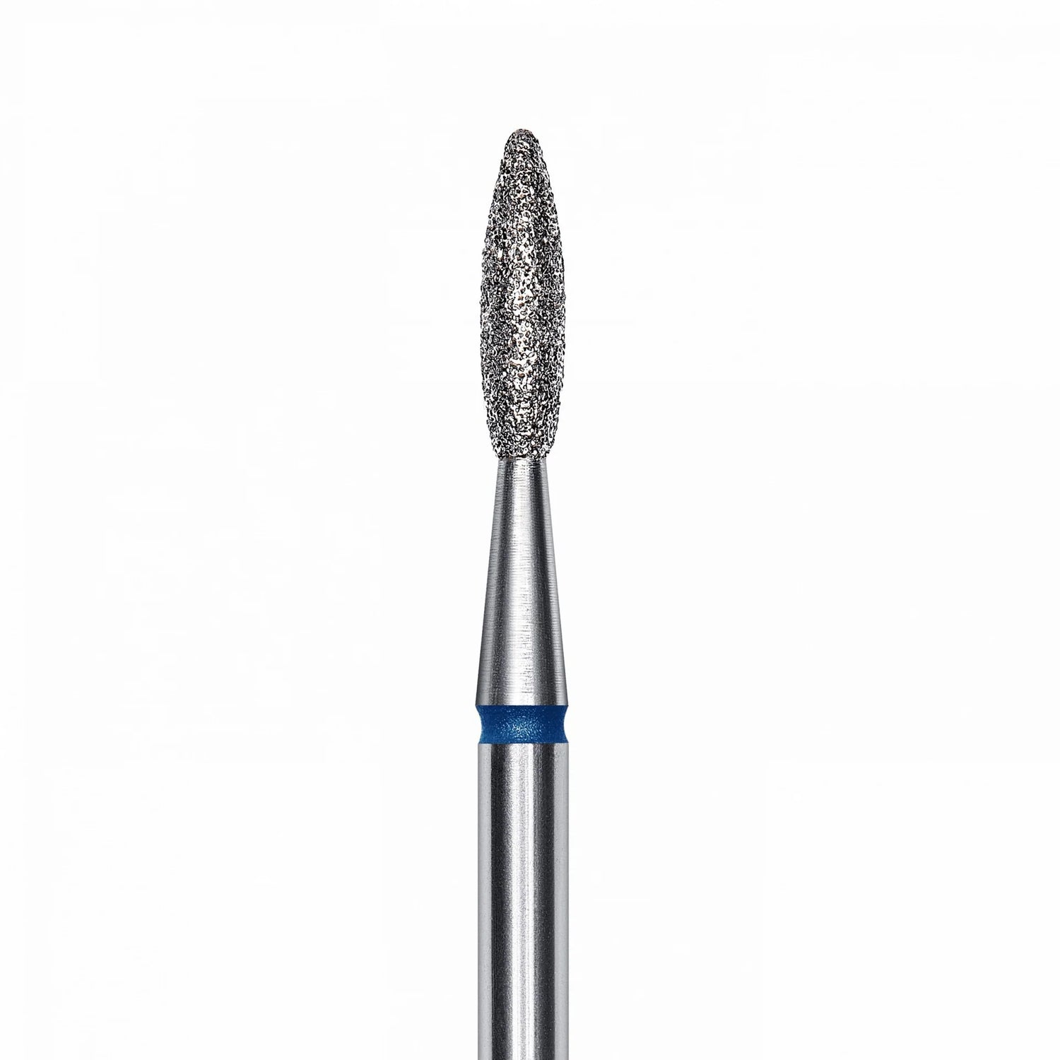 Diamantfräse "Flamme" Blau, Durchmesser 2.1 Mm / Arbeitsteil 8 Mm