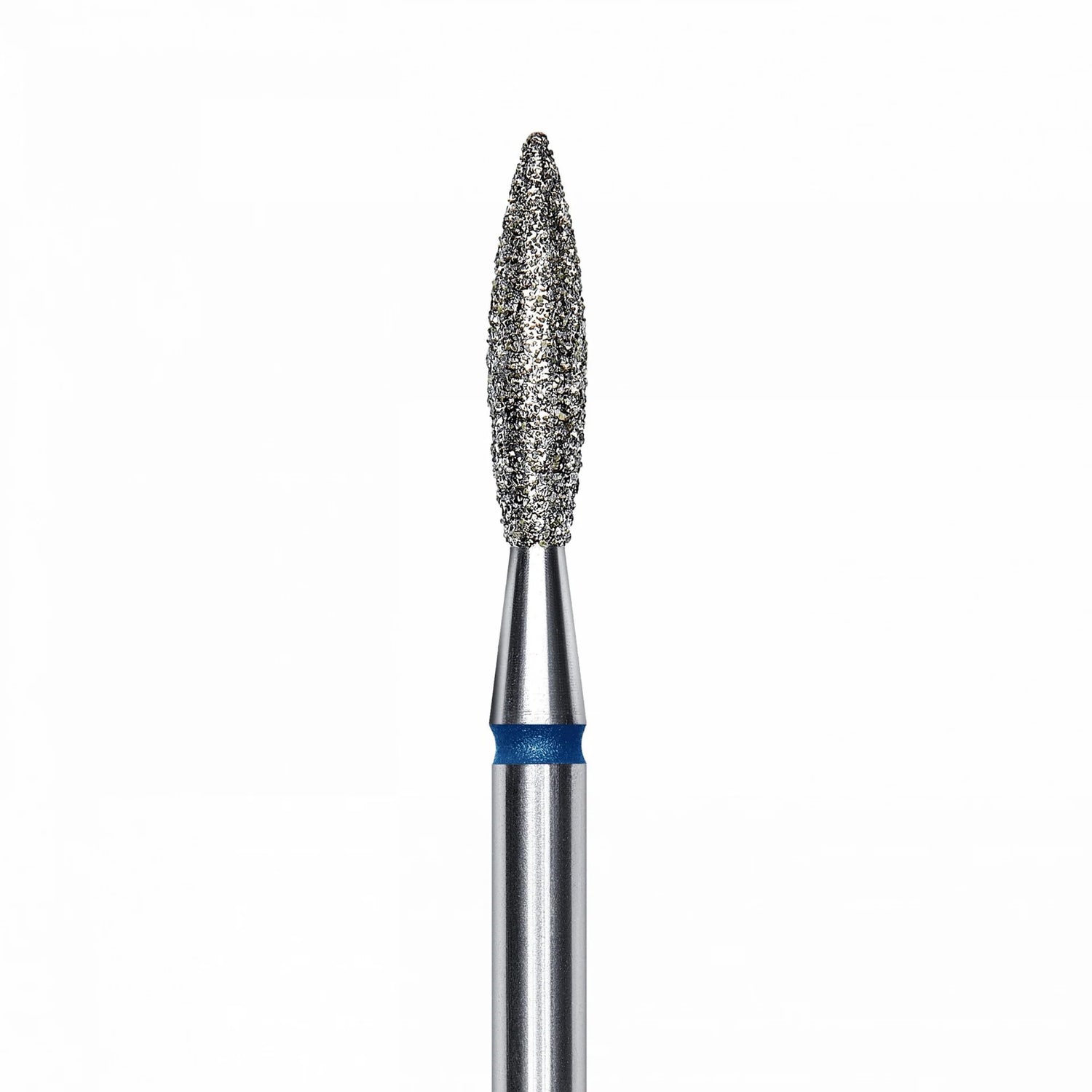Diamantfräse "Flamme" Blau, Durchmesser 2.3 Mm / Arbeitsteil 10 Mm