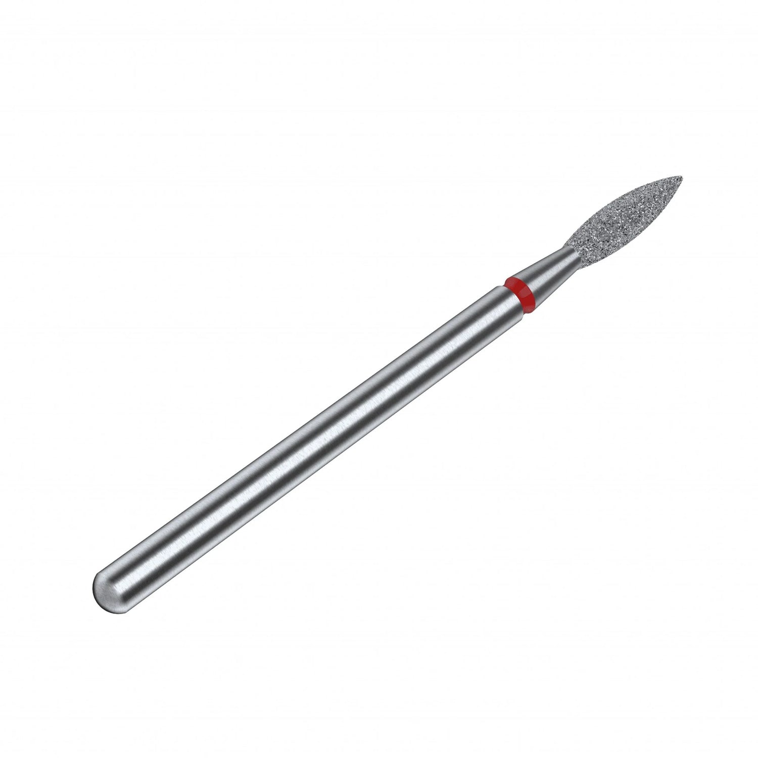Diamantfräse "Flamme" Rot, Durchmesser 2.3 Mm / Arbeitsteil 10 Mm