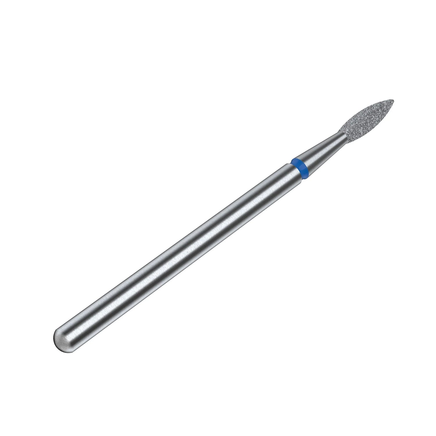 Diamantfräse "Spitze Flamme" Blau, Durchmesser 2.1 Mm / Arbeitsteil 8 Mm