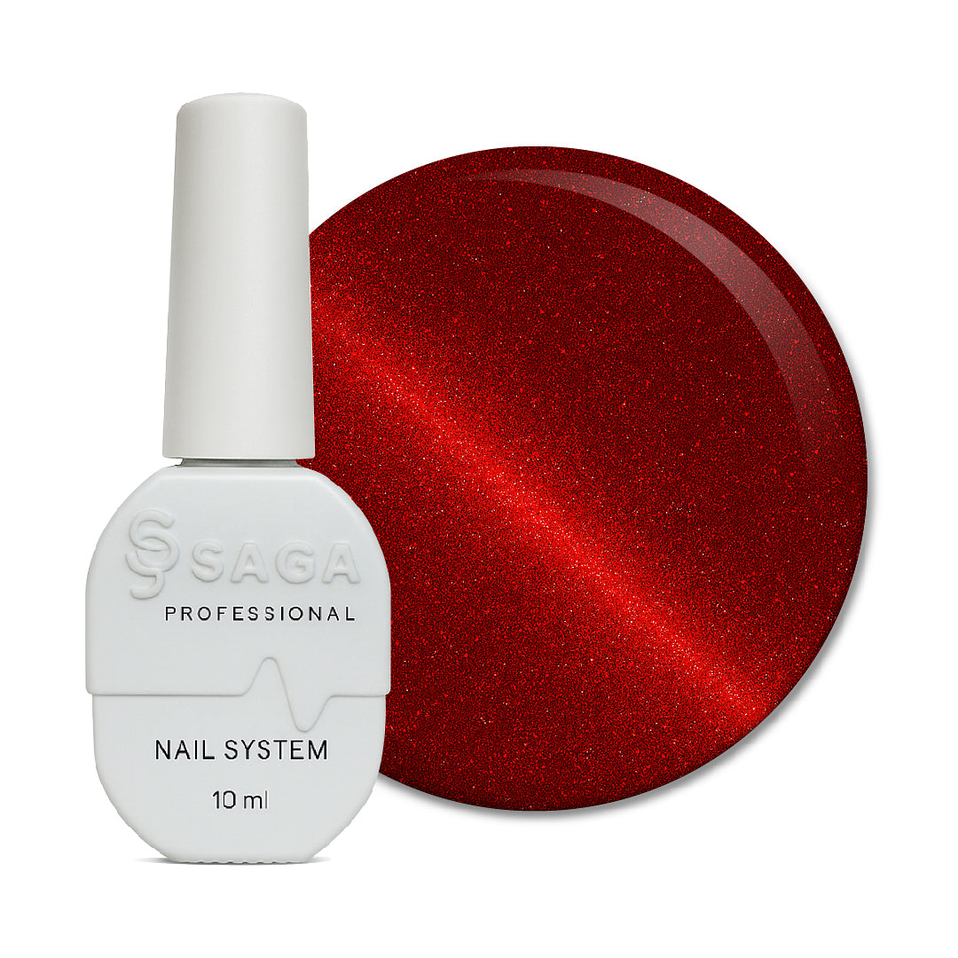 Saga professional gel polish Glow Cat 02, 10 ml