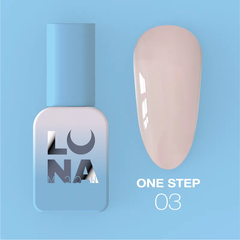 Lunamoon Einphasen-Gel-Lack für Pediküre One Step nr3, 8 ml
