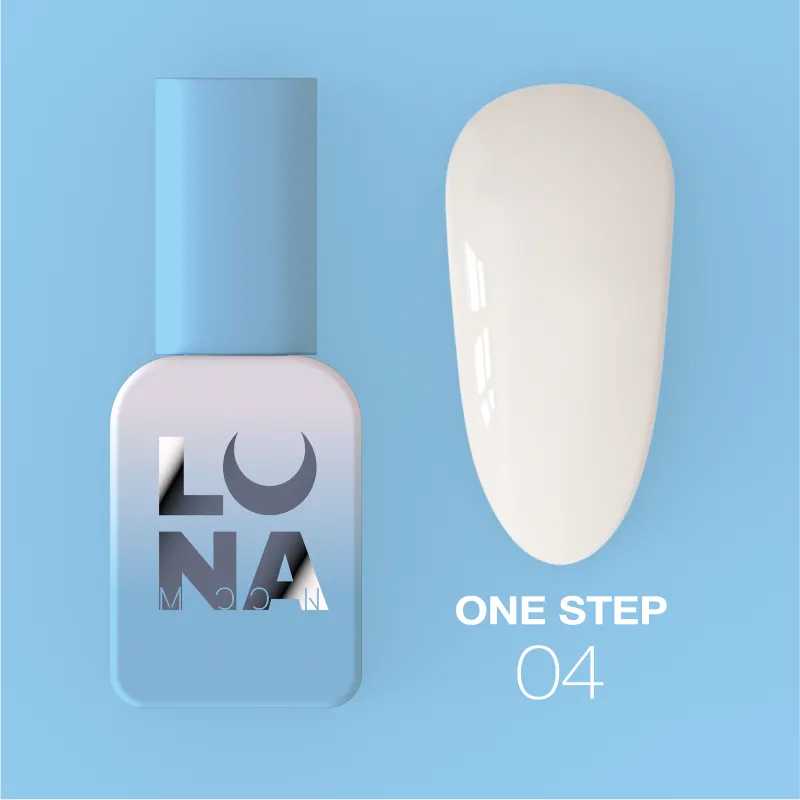 Lunamoon Einphasen-Gel-Lack für Pediküre One Step nr4, 8 ml