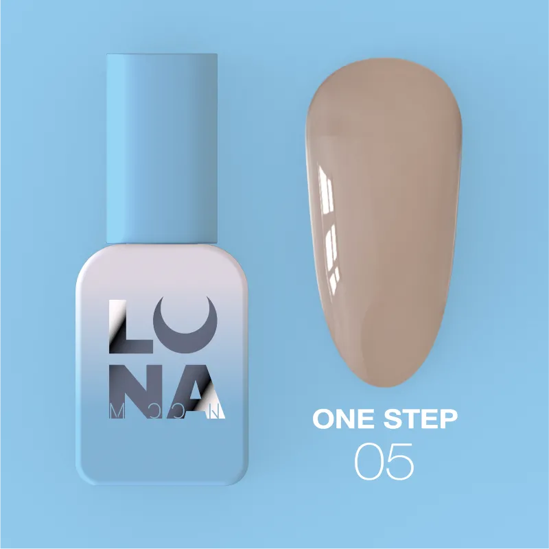 Lunamoon Einphasen-Gel-Lack für Pediküre One Step nr5, 8 ml