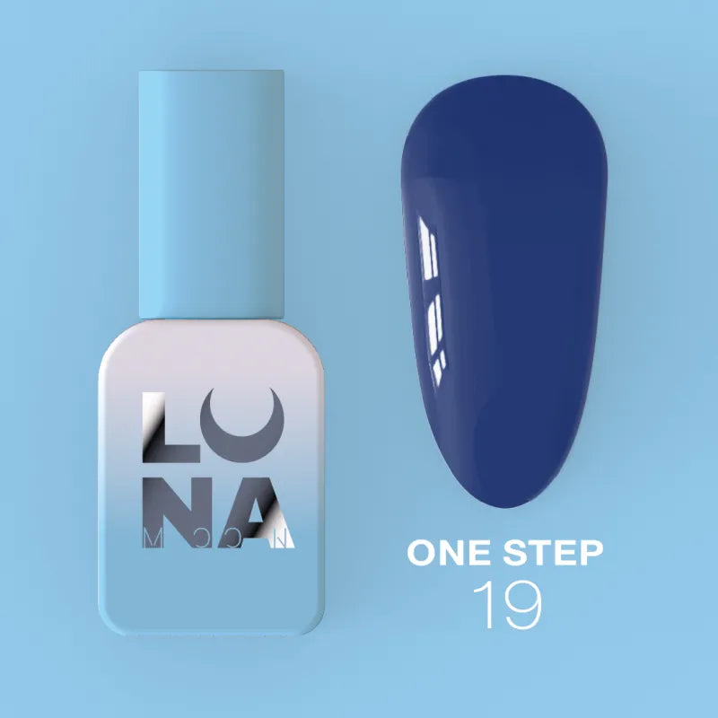 Lunamoon Einphasen-Gel-Lack für Pediküre One Step nr19, 8 ml