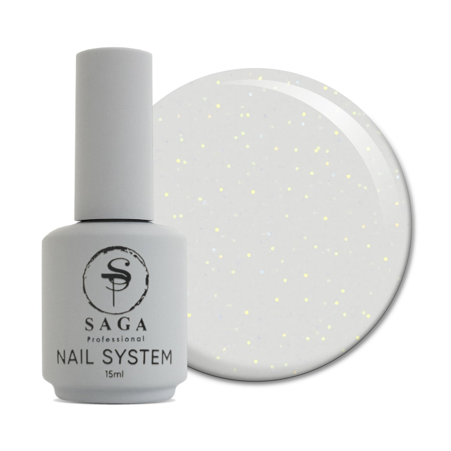 SAGA LIQUID GEL 22 (milky with microshine), 15 ml