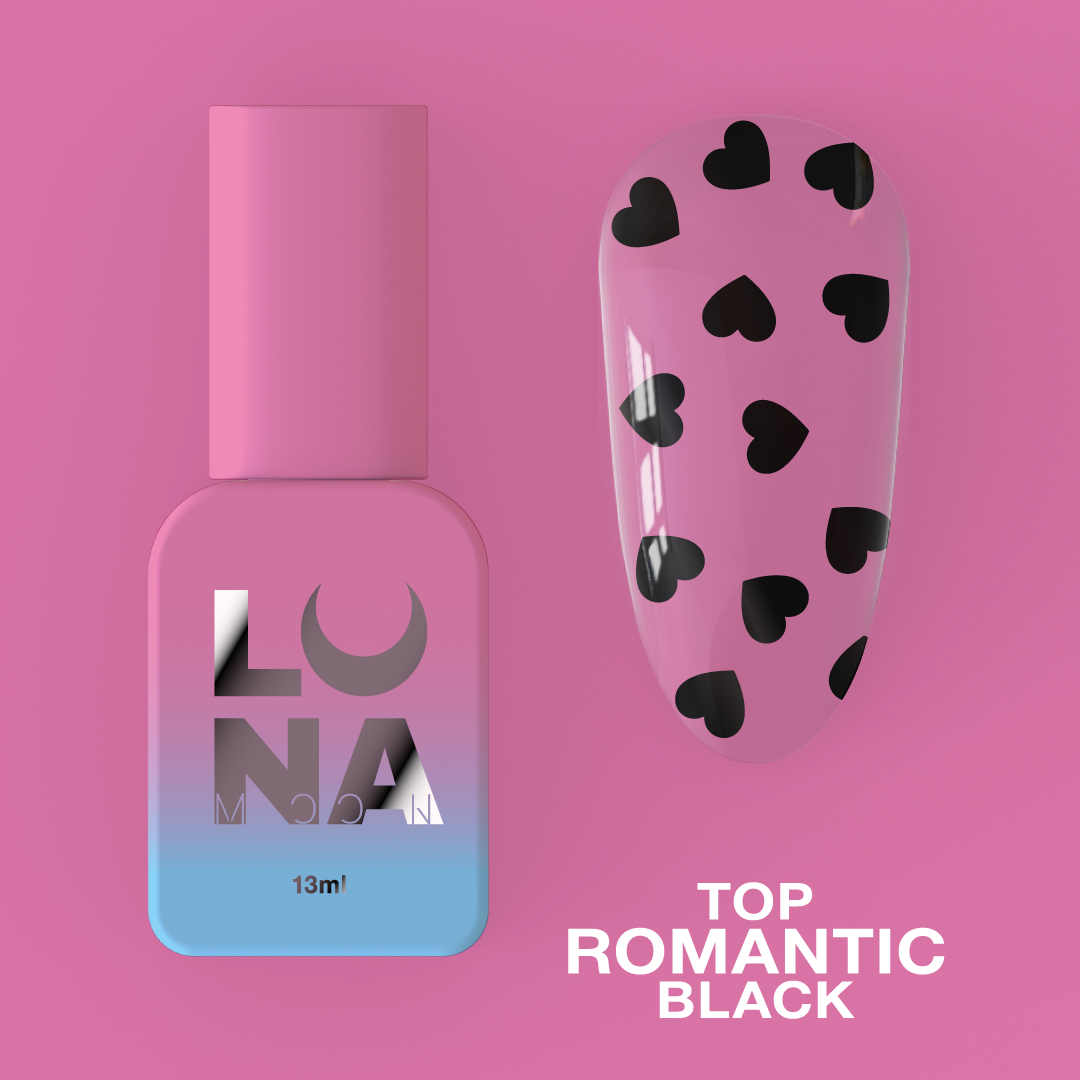 Lunamoon Top Romantic Black, 13ml