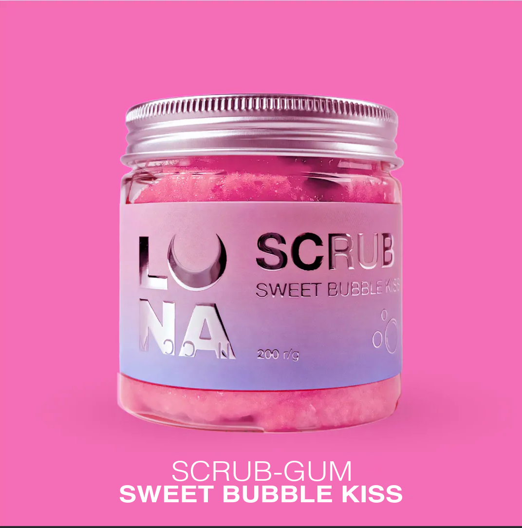 Lunamoon Scrub Sweet Bubble Kiss (200ml)
