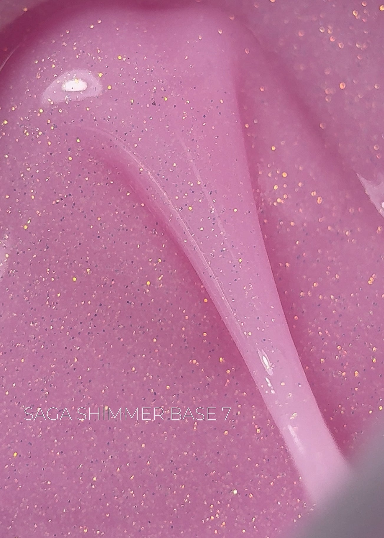 Saga Cover Base Shimmer №07, 15 ml