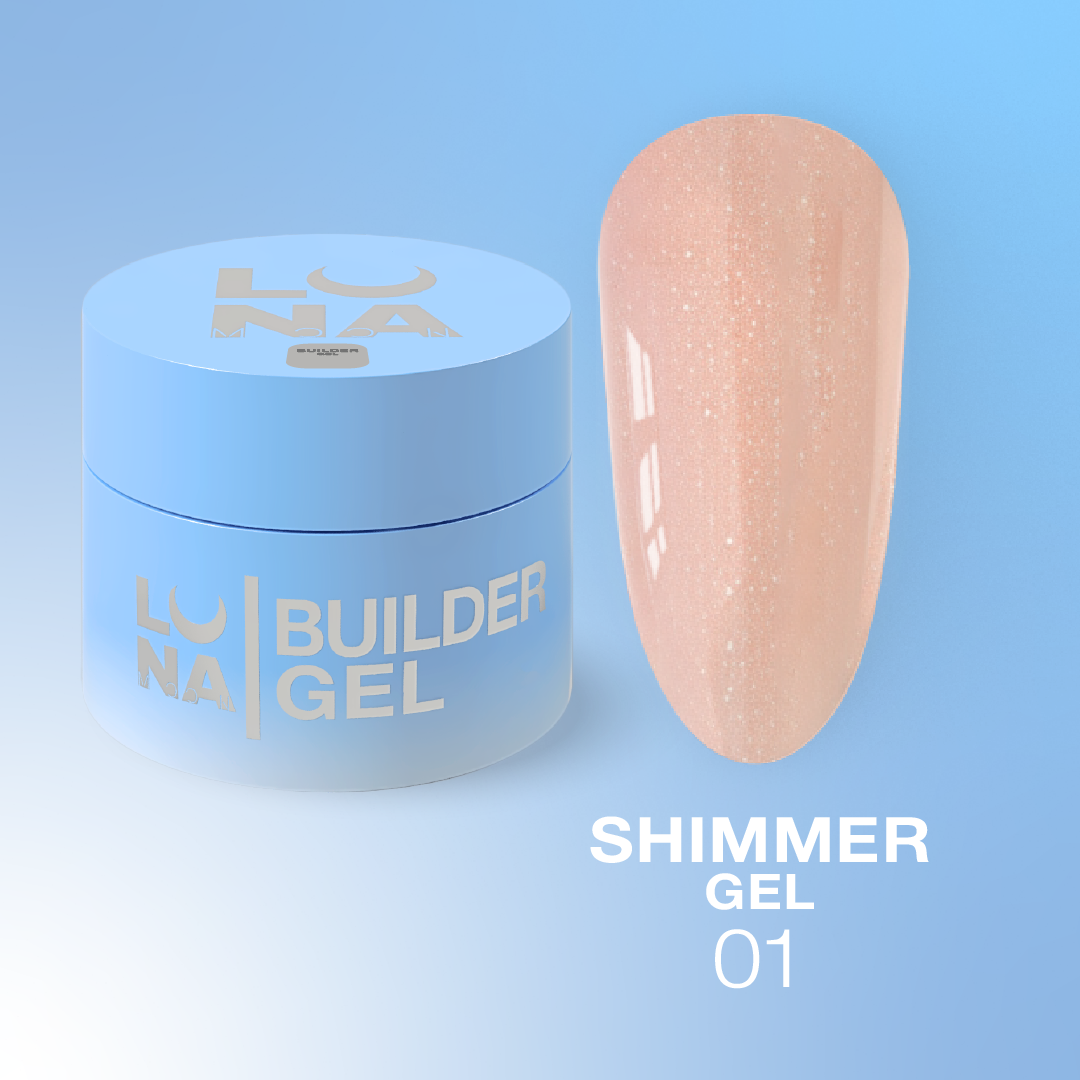 Lunamoon Shimmer Gel nr1, 30ml