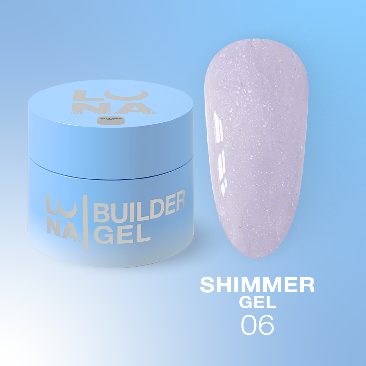 Lunamoon Shimmer Gel nr6 30 ml