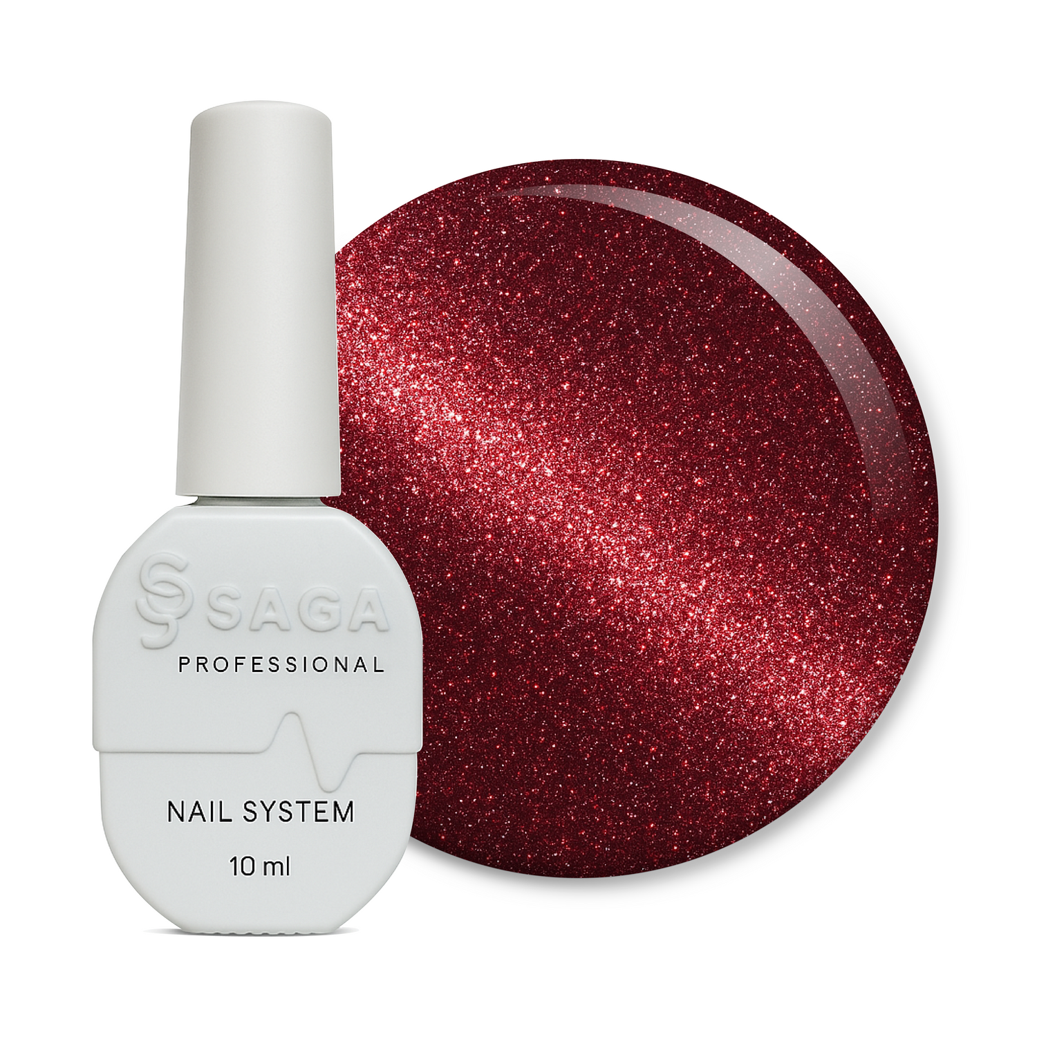 SAGA Gel polish Wine Cat 05, 10 ml
