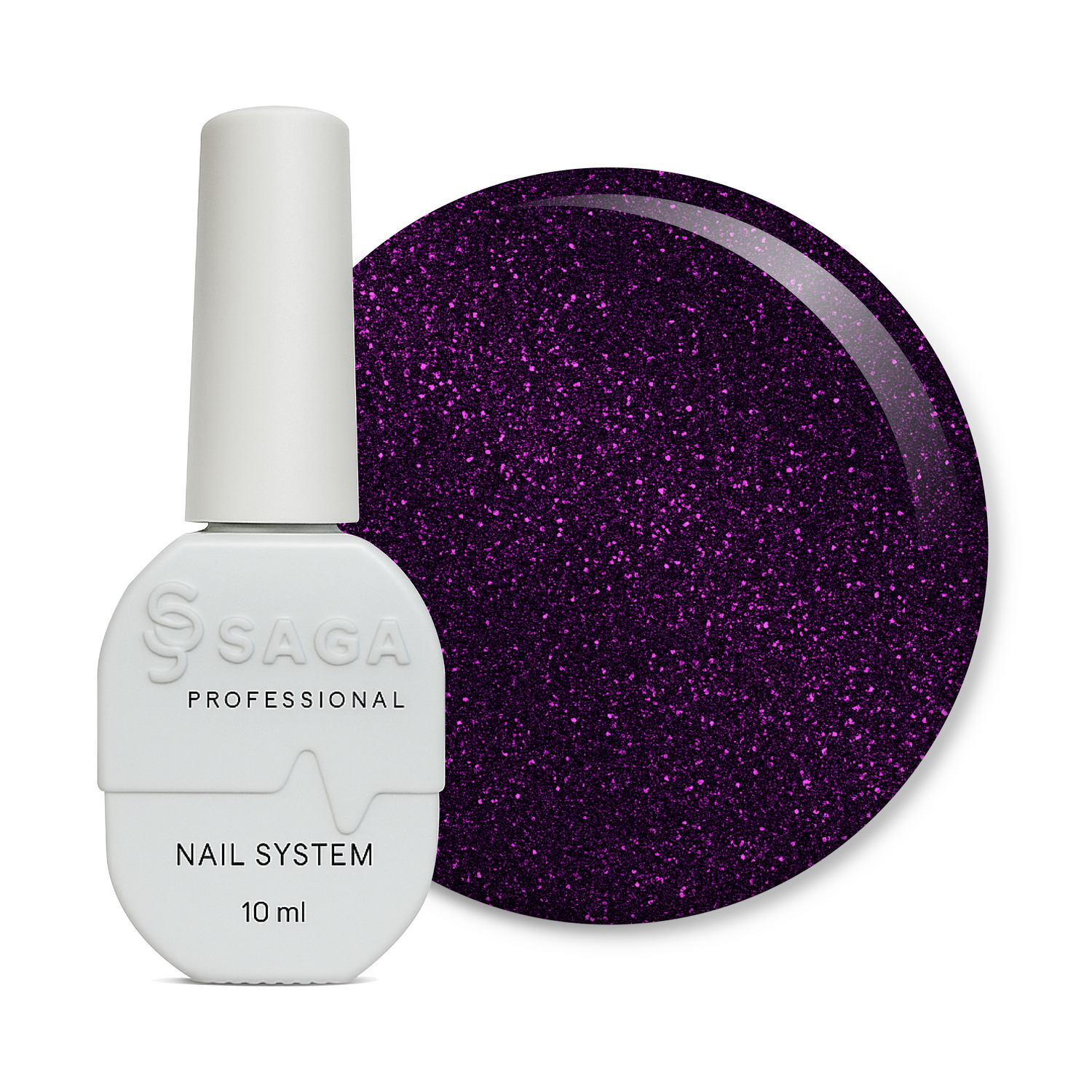SAGA Gel polish Wine Cat 09, 10 ml