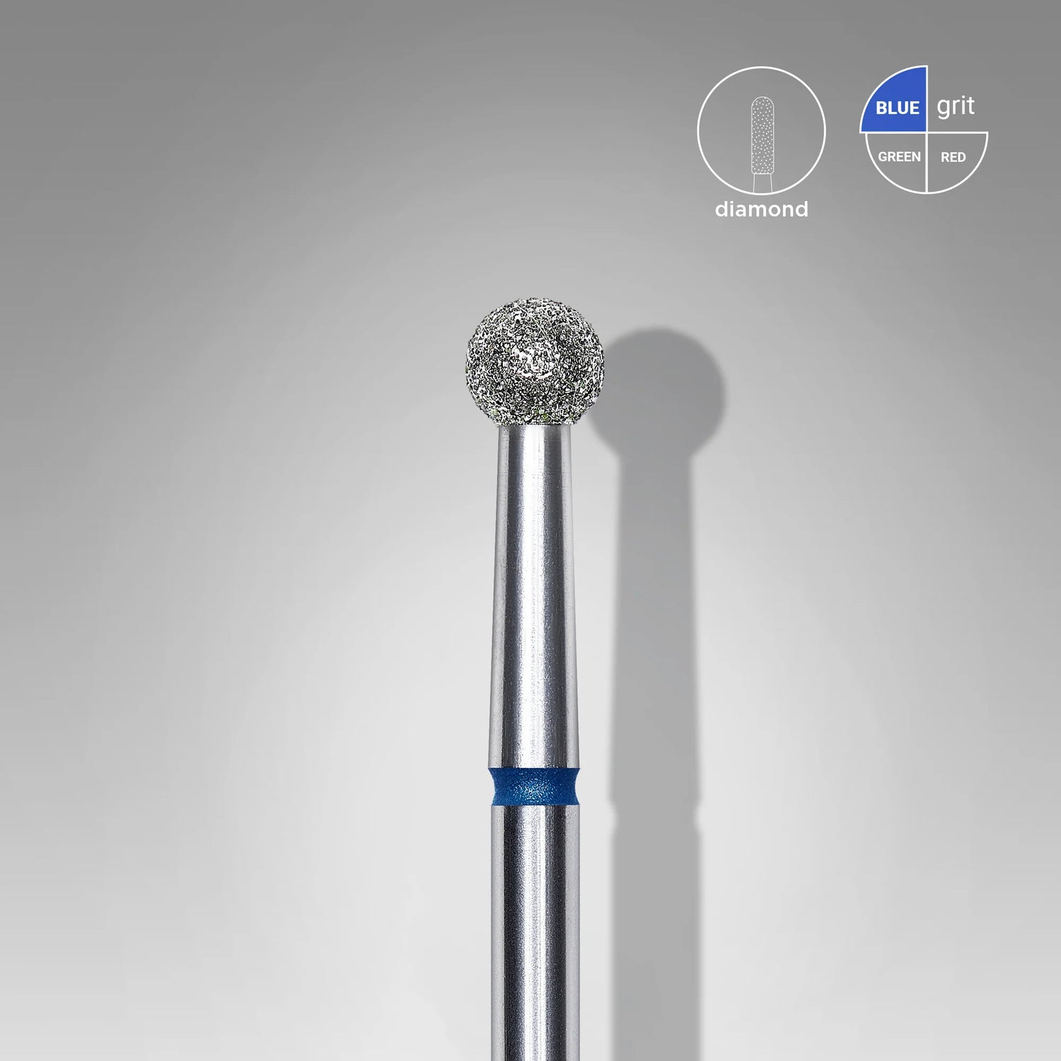 STALEKS EXPERT Diamantfräser Kugel blau, Durchmesser 3,5 mm