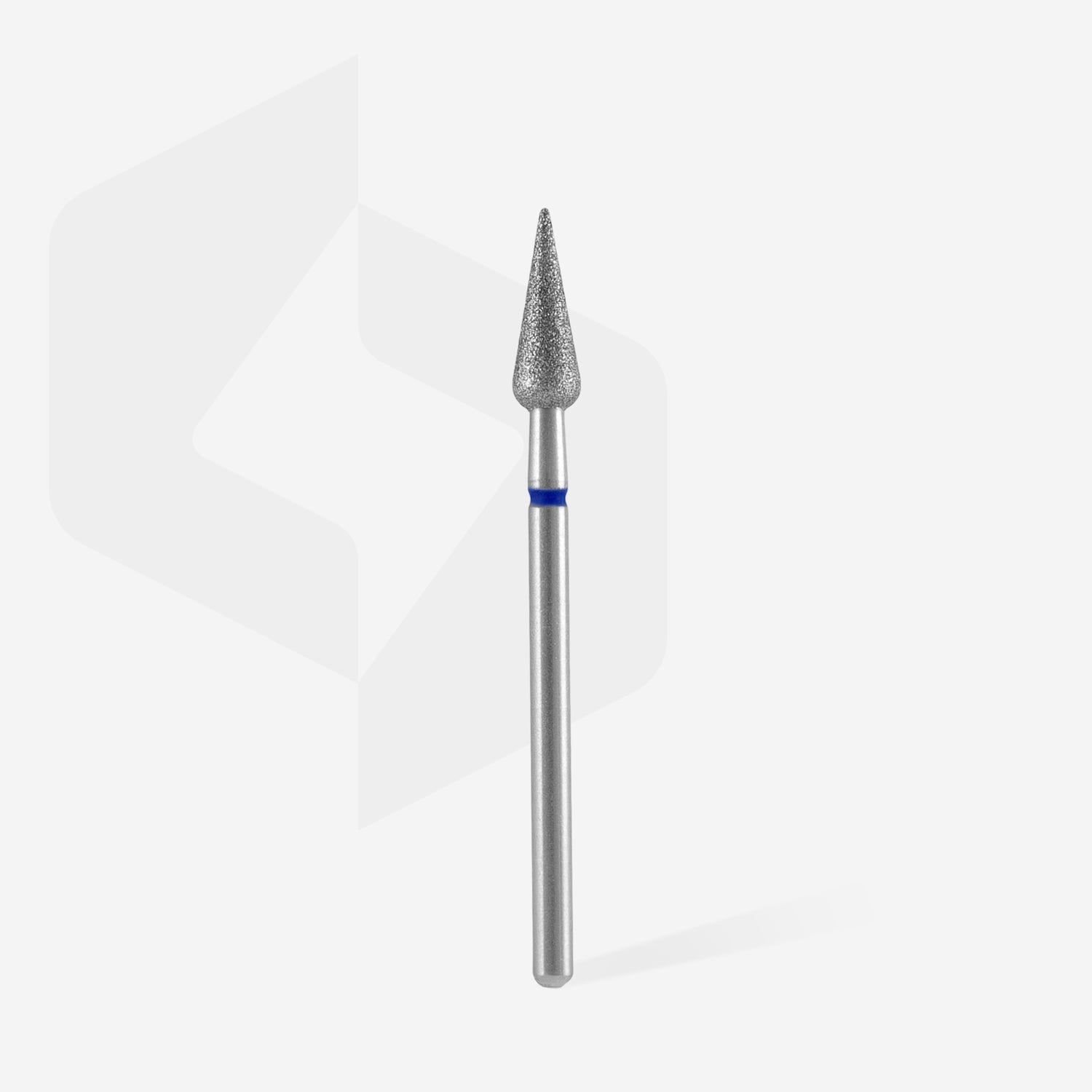 STALEKS EXPERT Diamantfräser "Spitze Birne" blau, Durchmesser 4 mm, Arbeitsteil 12 mm