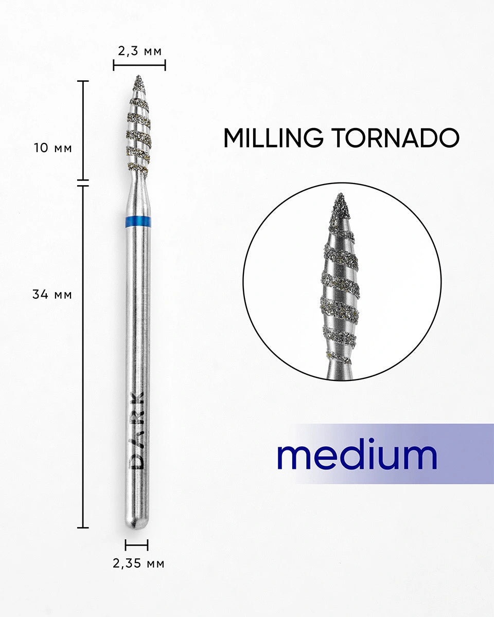 DARK Tornado 2,3 × 10 mm (blau)